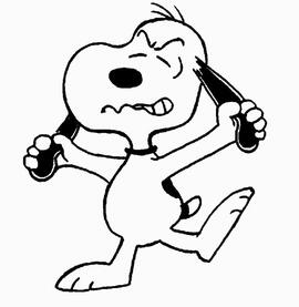 Snoopy Enojado